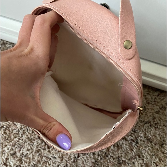 Shein Mini Pink Plaid Backpack - Picture 6 of 11